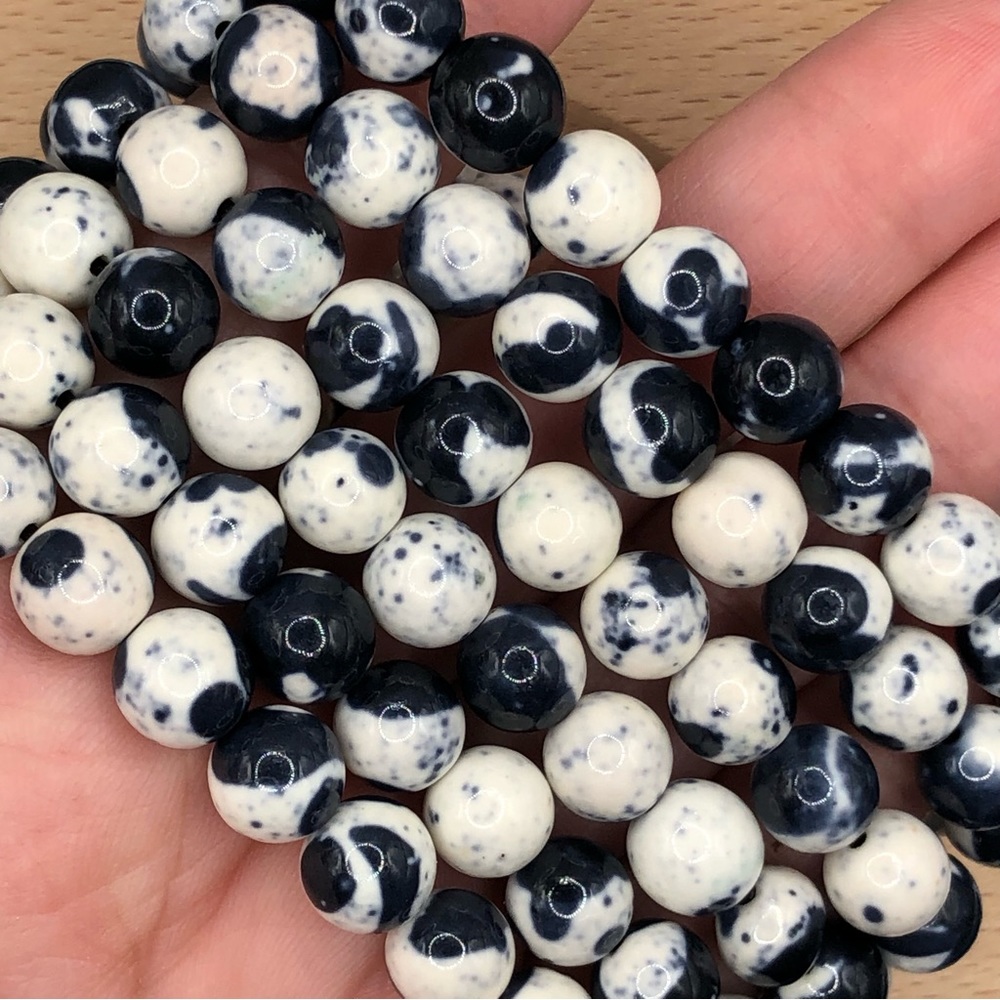 Orca Agate Crystal Bracelet
